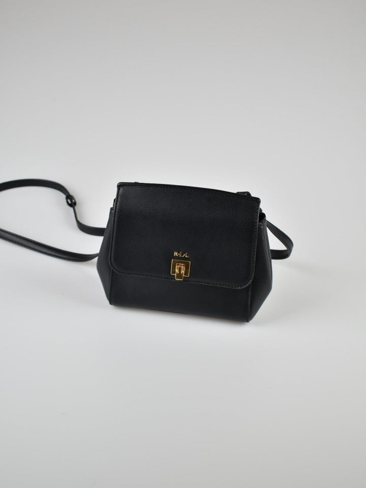 Ralph Lauren Umhängetasche, Leder,schwarz - 0