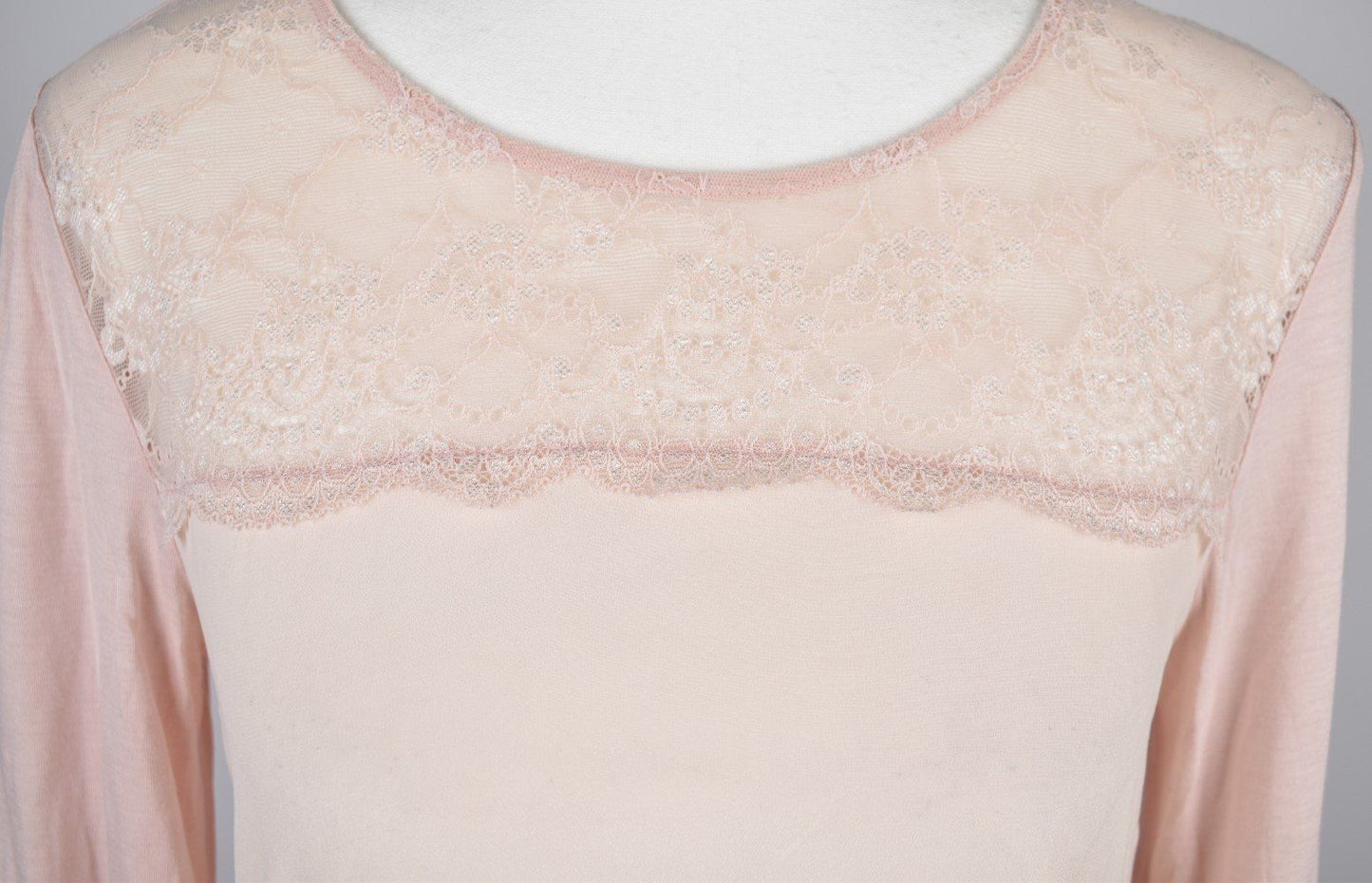 Hallhuber Blusenshirt mit Spitze, Gr..S - 2ND STORY