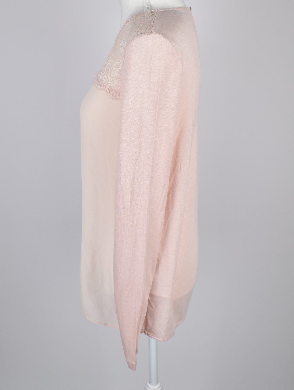 Hallhuber Blusenshirt mit Spitze, Gr..S - 2ND STORY