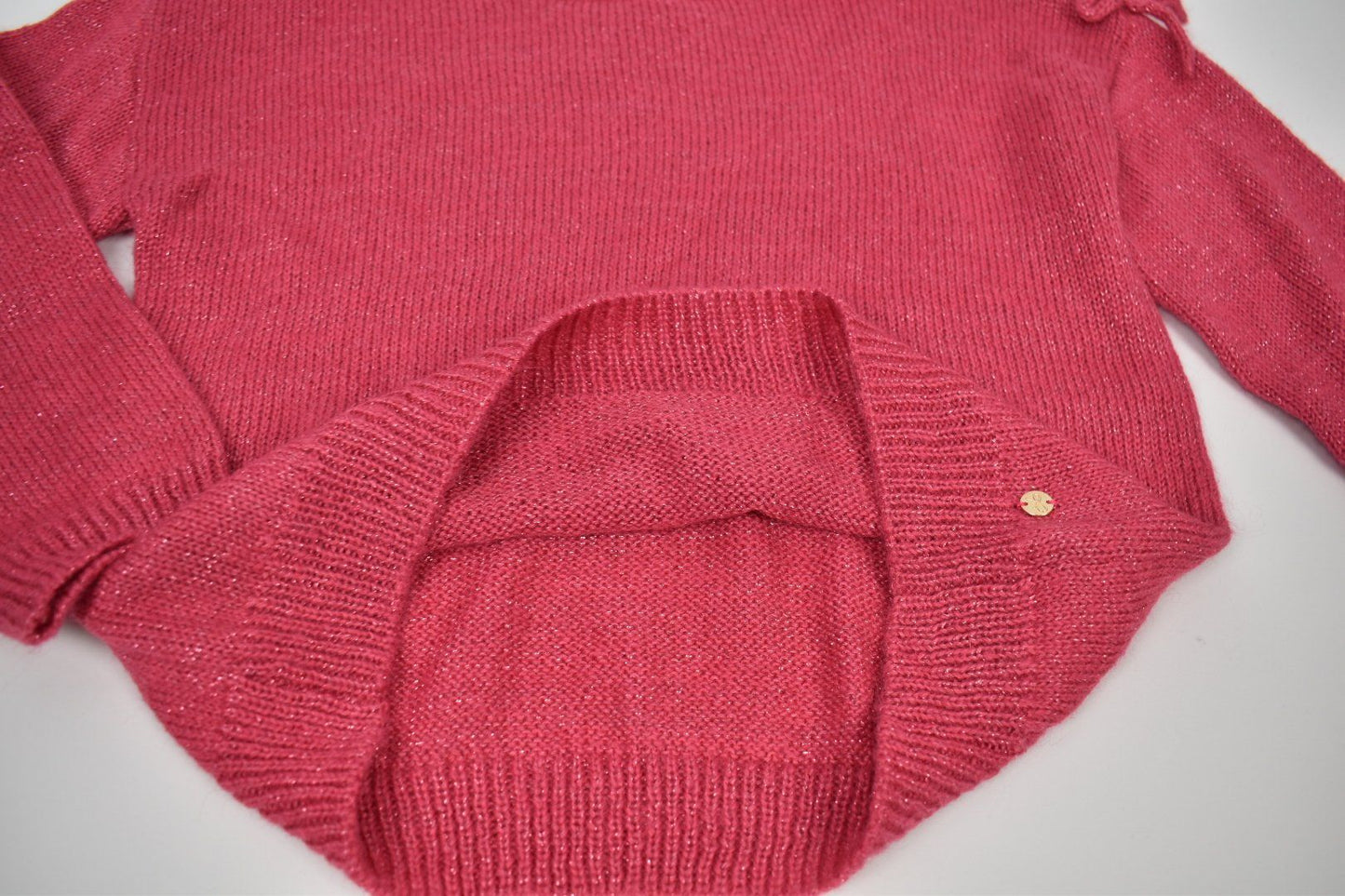 Lili Gaufrette Pullover mit Glitzerfäden Gr.140