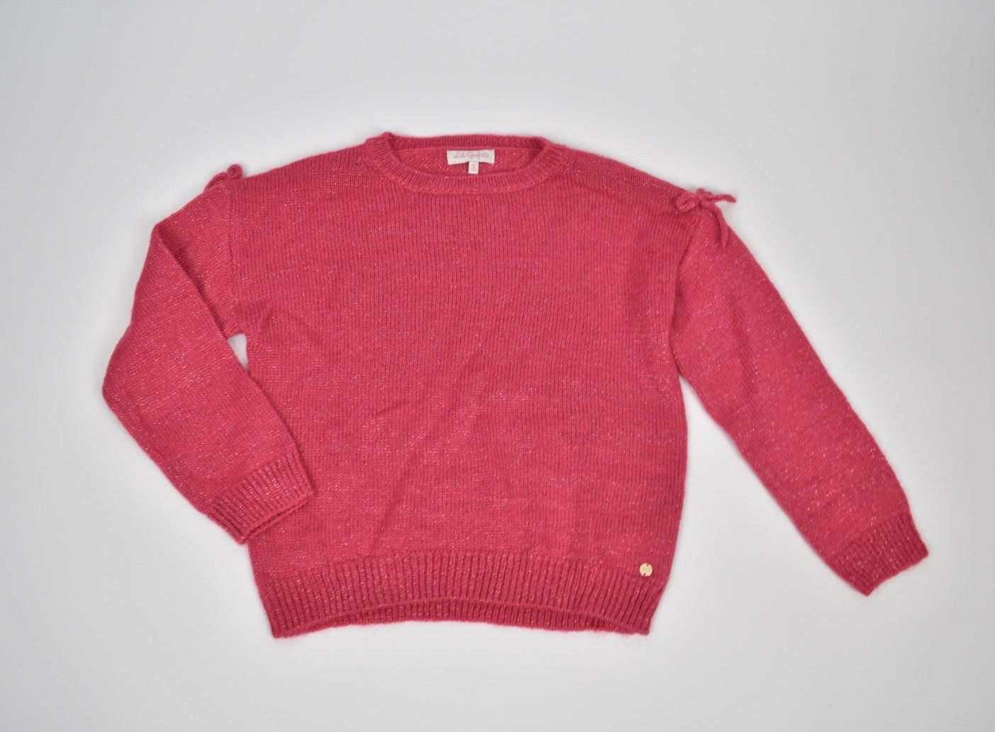 Lili Gaufrette Pullover mit Glitzerfäden Gr.140
