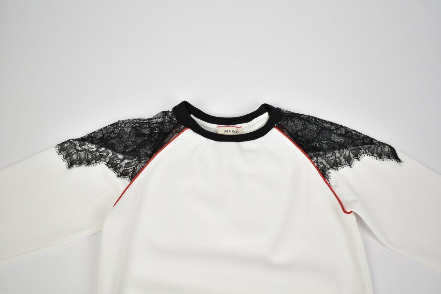 Pinko Pullover mit Spitze Gr.128 - 2ND STORY