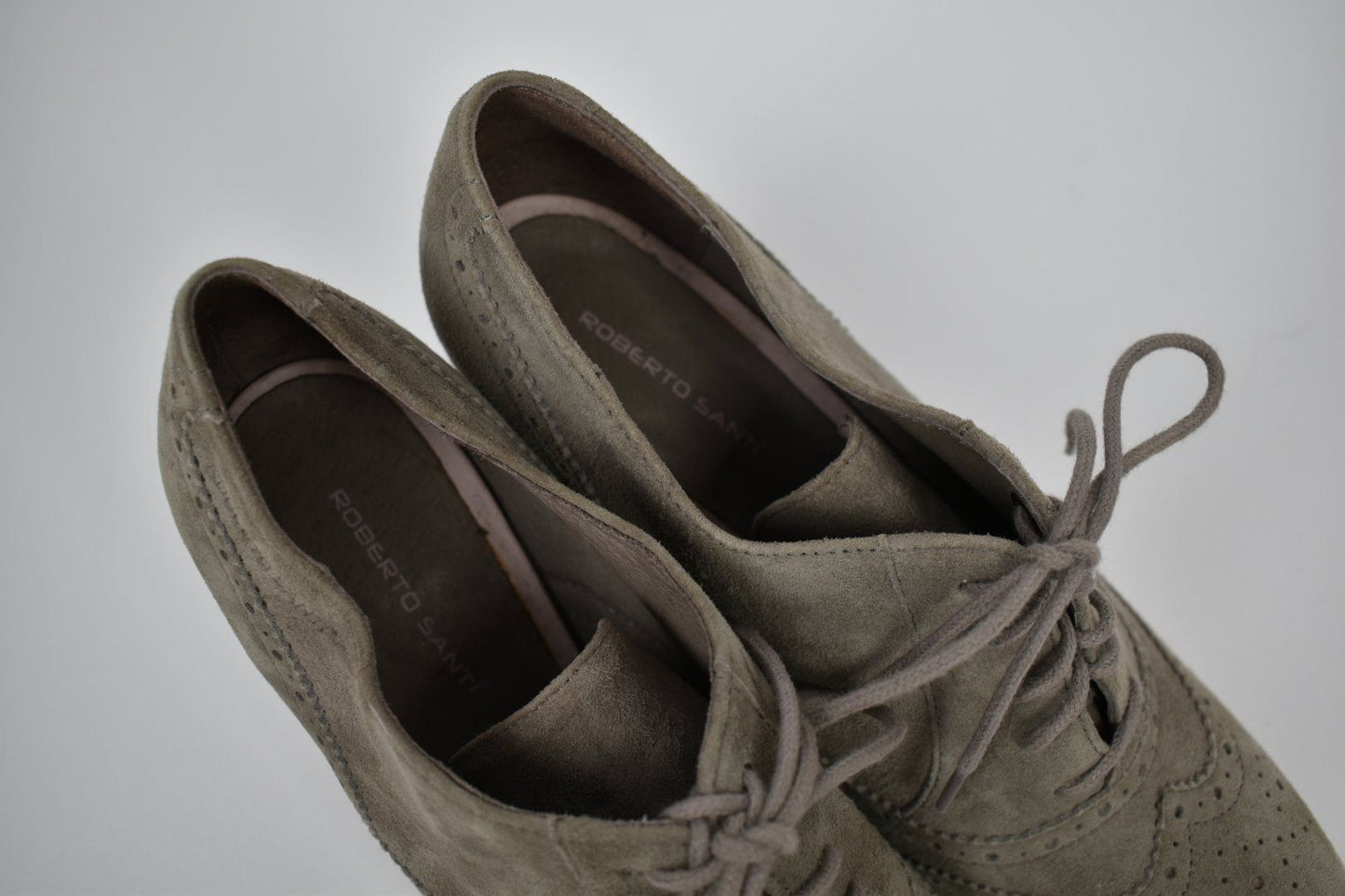Roberto Santi Schuhe, Wildleder, Gr.39 - 3