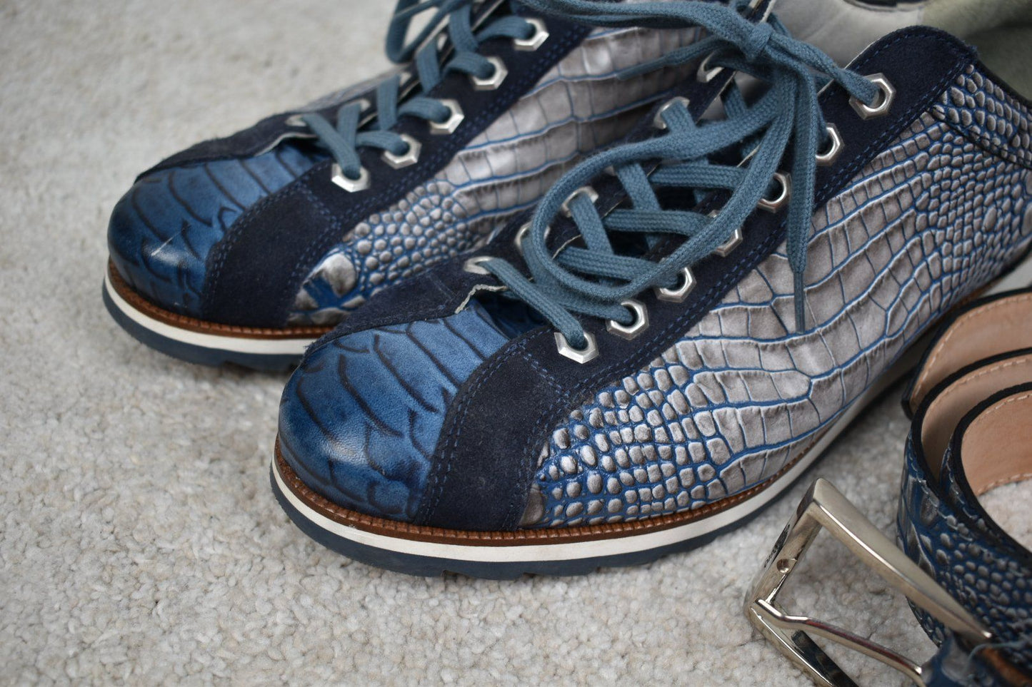 Giorgio1958 Leder Sneaker Gr.42 & Gürtel - 2ND STORY