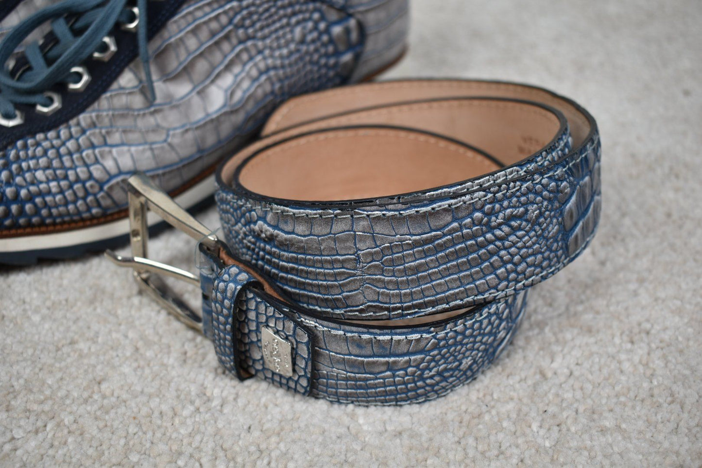 Giorgio1958 Leder Sneaker Gr.42 & Gürtel - 2ND STORY