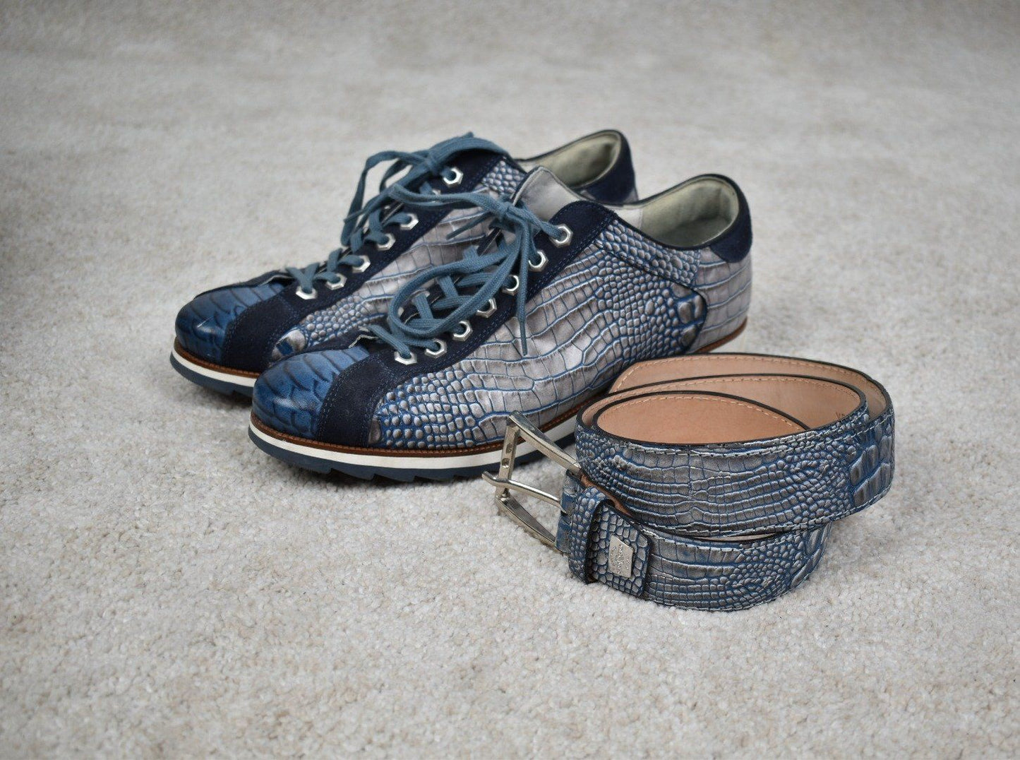 Giorgio1958 Leder Sneaker Gr.42 & Gürtel - 2ND STORY