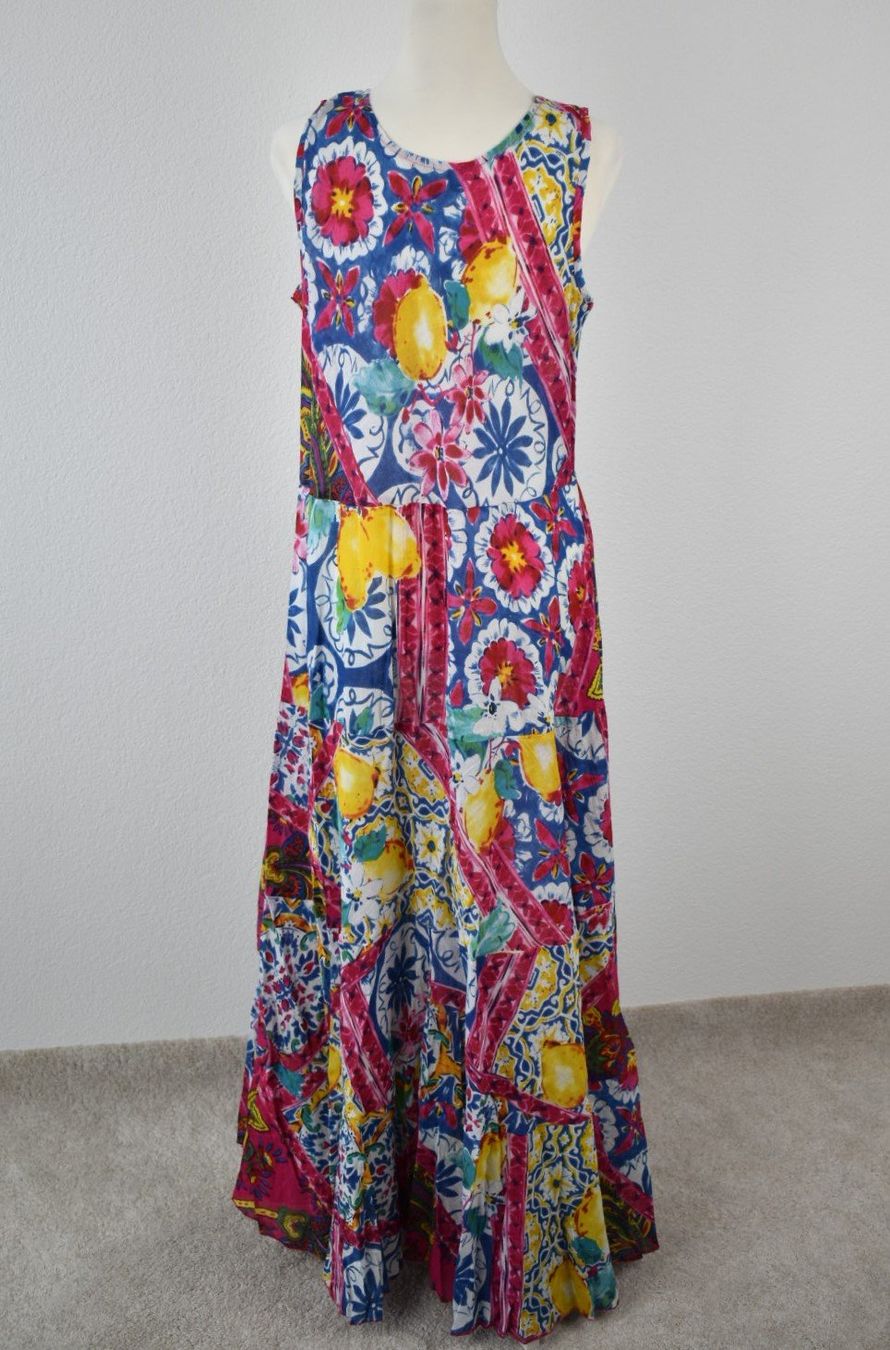 Antica Sartoria Sommer Maxikleid, Baumwolle, one size - 2ND STORY