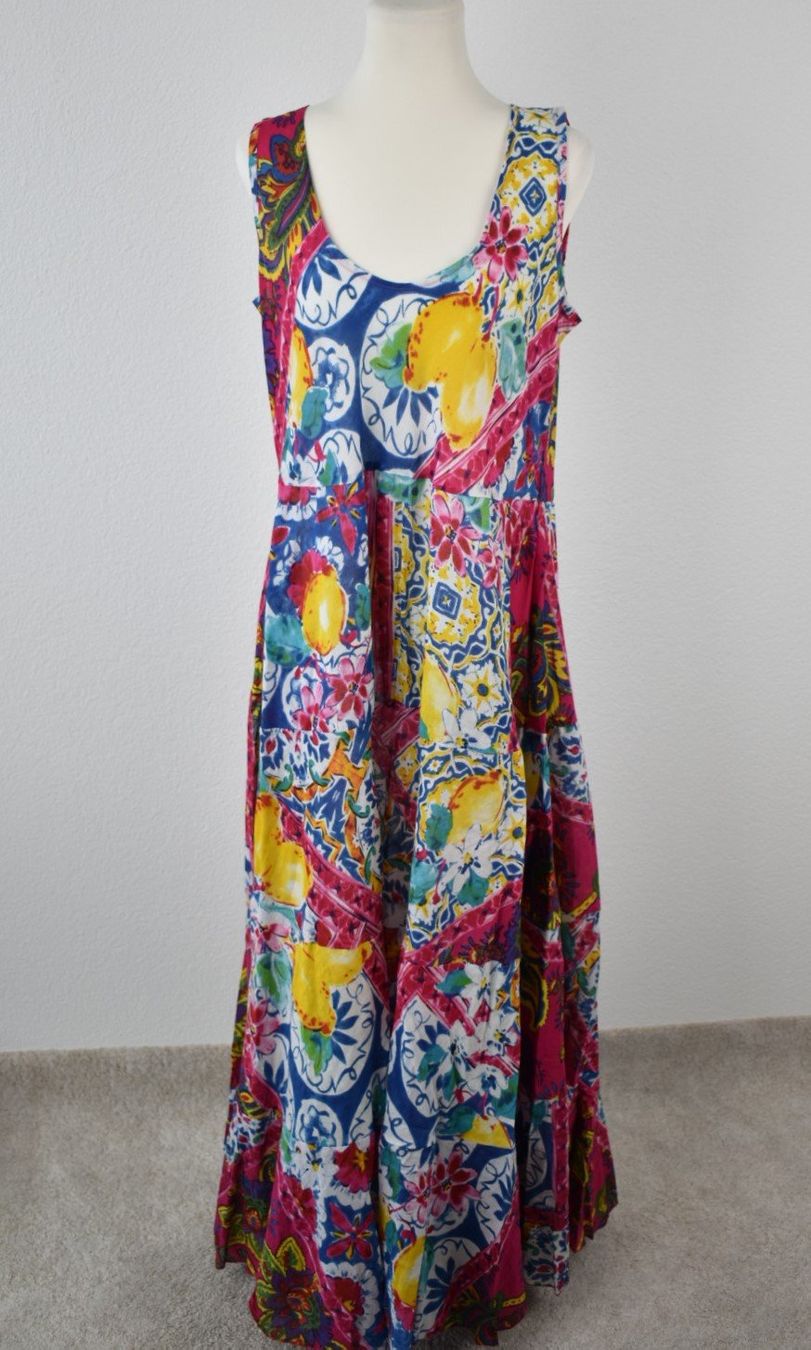 Antica Sartoria Sommer Maxikleid, Baumwolle, one size - 2ND STORY