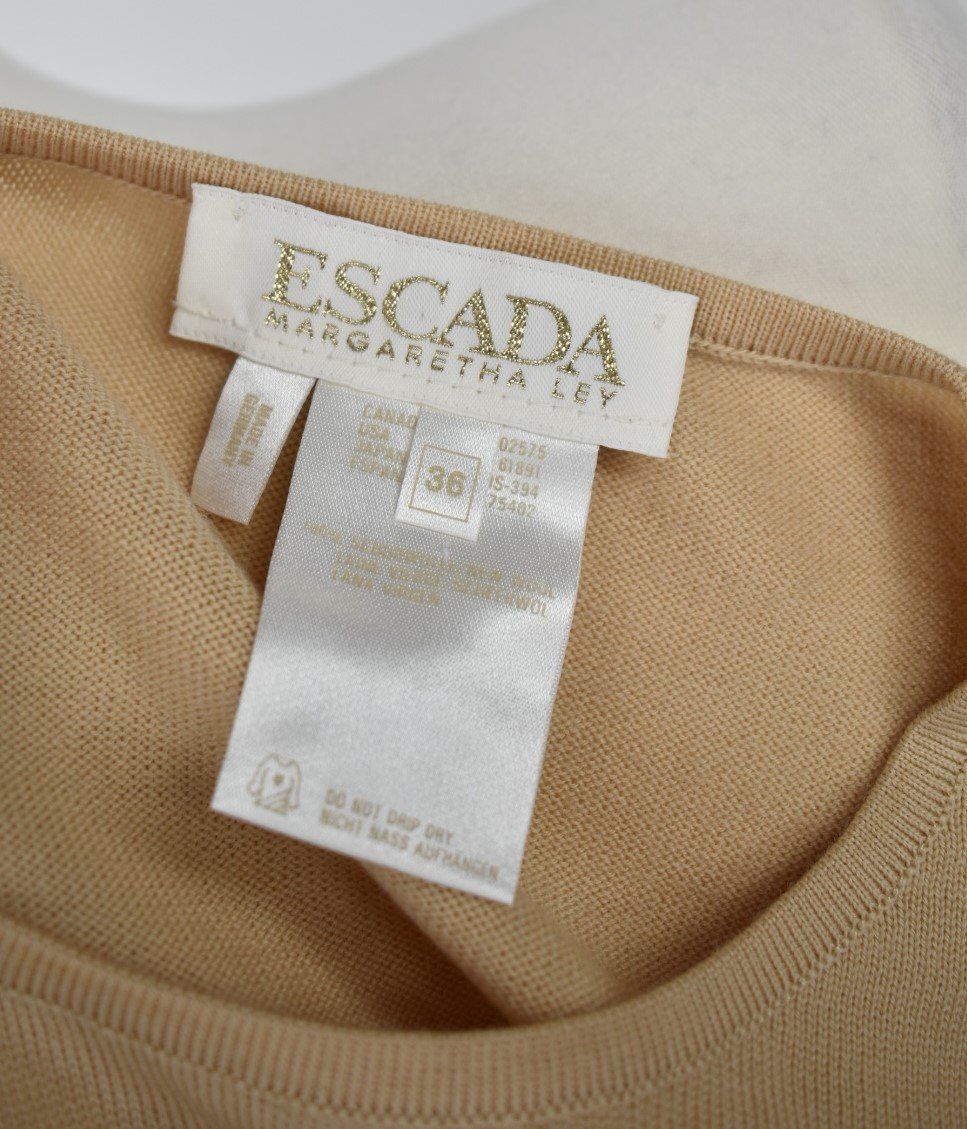Escada Strick Shirt Gr.36, 100% Schurwolle - 2ND STORY
