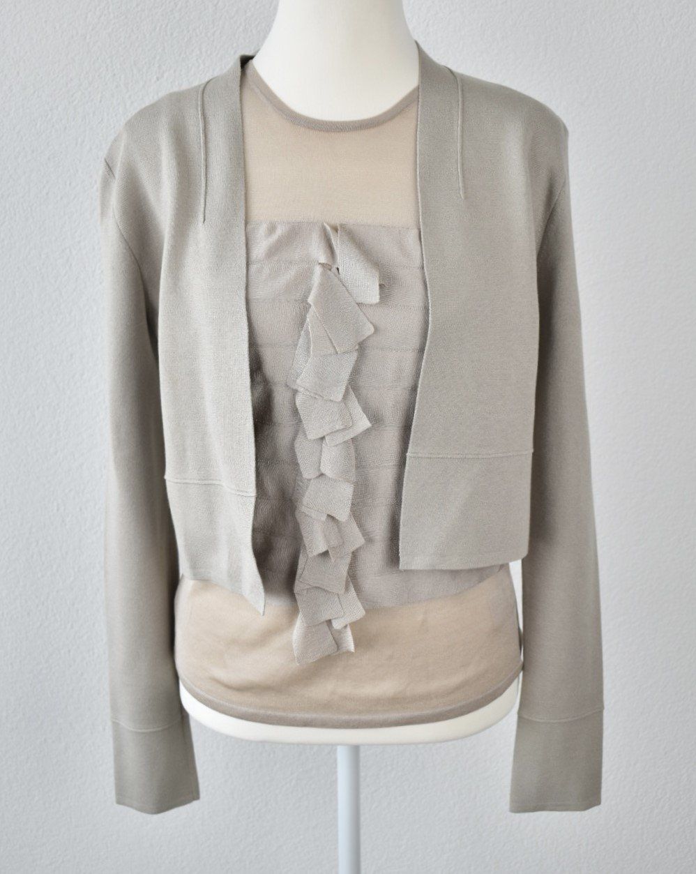 Akris Seiden Zweiteiler Top & Jäckchen Gr.34 wie neu - 2ND STORY