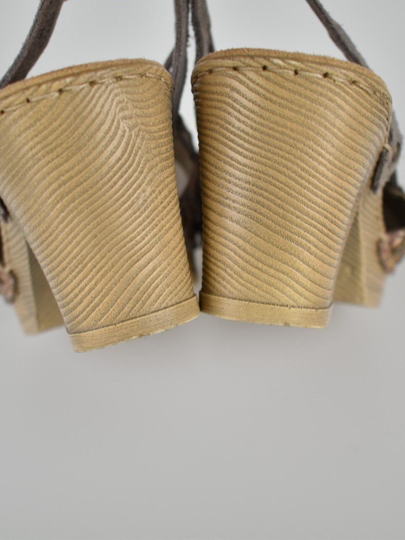 Rieker Leder Clogs Gr.38 - 4