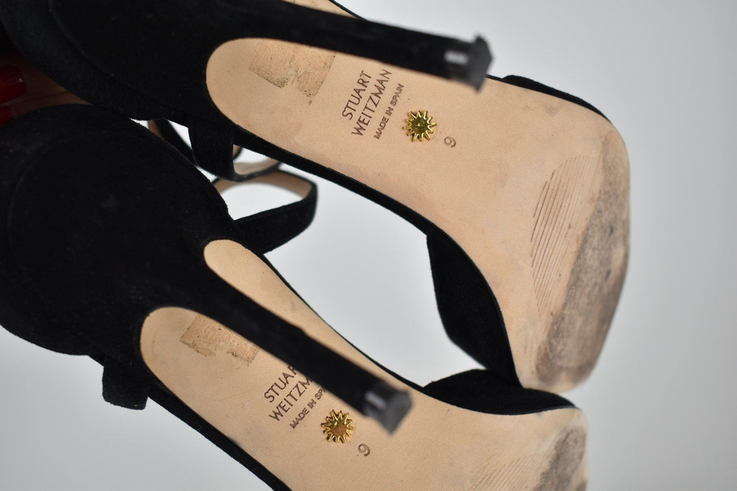 Stuart Weitzman Wildleder Sandaletten Gr.39.5 ( US9 )