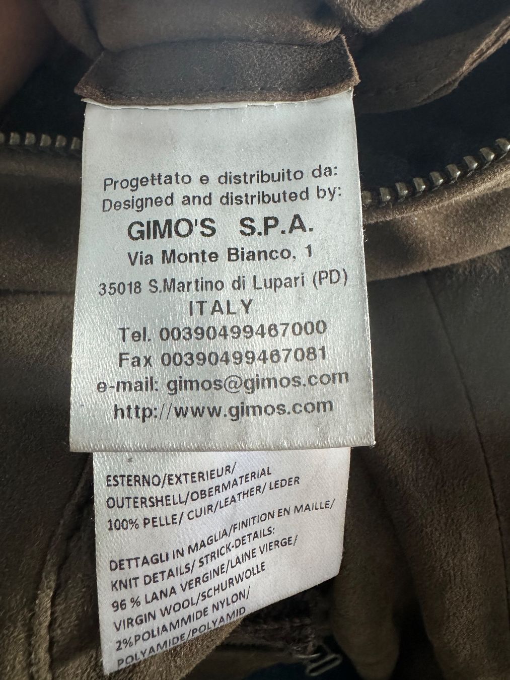 Gimo's Wildleder Jacke Herren Gr.M - 2ND STORY