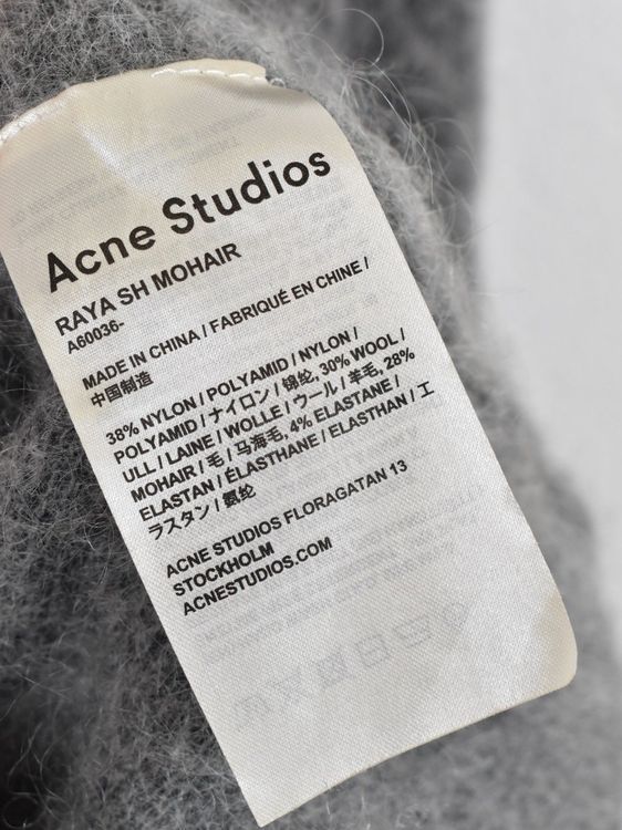 Acne Studios Cardigan, grau, Mohair, Gr.L, oversized