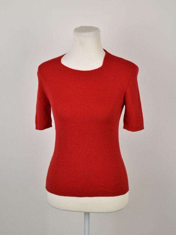 Aigner Kurzarm Pullover Gr.36 100% Wolle