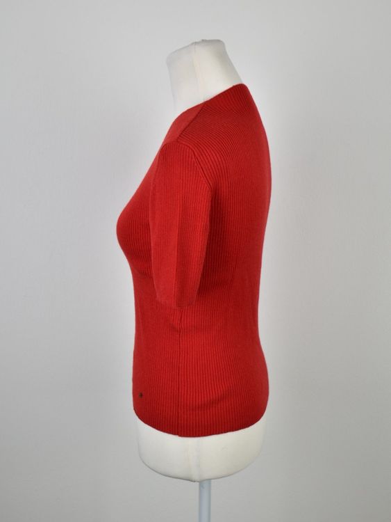 Aigner Kurzarm Pullover Gr.36 100% Wolle