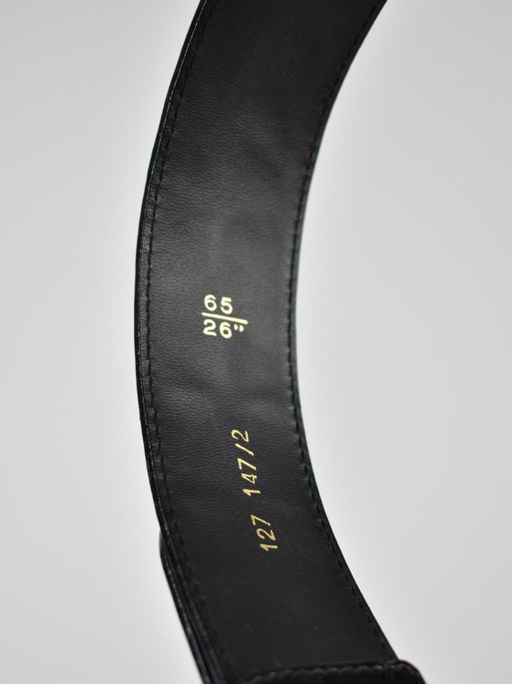 Aigner Ledergürtel Gr.65, schwarz