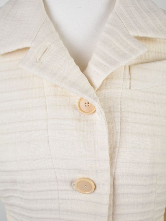 Akris Blazer Gr.34, 90% Wolle, offwhite | 2ND STORY