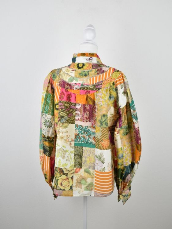 ALÉMAIS Bluse Gr.38, Baumwolle und Seide, neuwertig - 2ND STORY