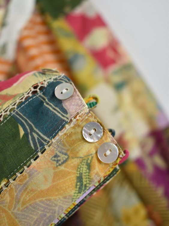 ALÉMAIS Bluse Gr.38, Baumwolle und Seide, neuwertig - 2ND STORY