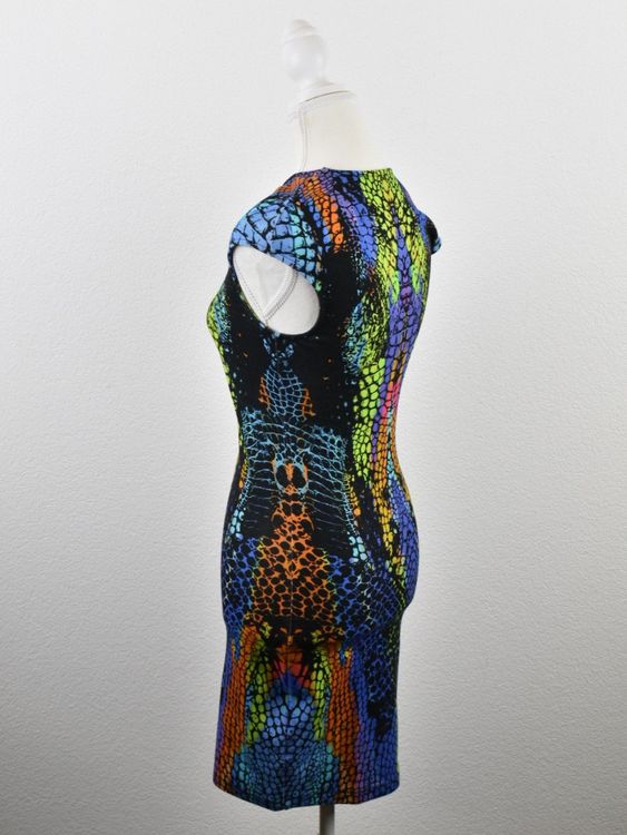 Alexander McQueen Kaleidoscope Crocodile Print Kleid, Gr.XS - Kleid - 2ND STORY