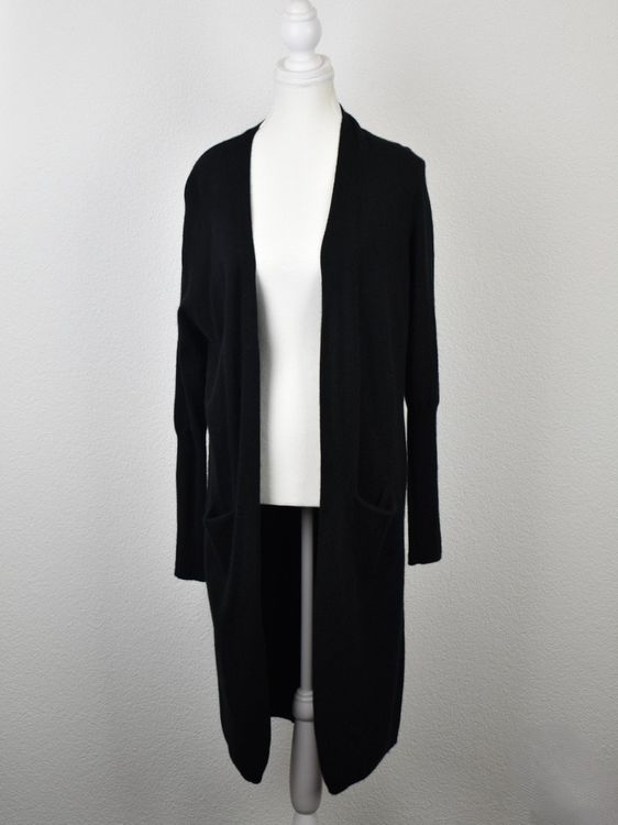 Allude Strickjacke, long, schwarz, Gr.M