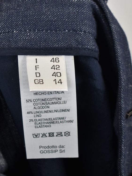 Antonelli Firenze Stoffhose, Gr.40, Baumwolle/Leinen - Hose - 2ND STORY