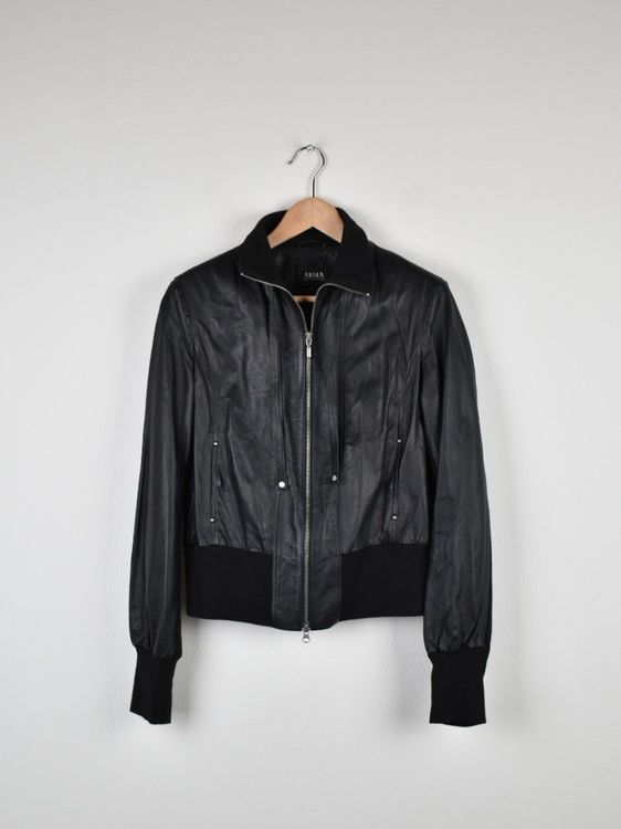 Arma Lederjacke, Lammleder, Gr.40/42, schwarz - 2ND STORY