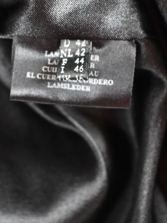 Arma Lederjacke, Lammleder, Gr.40/42, schwarz - 2ND STORY