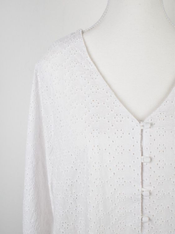 Barbour Bluse Bindweed Gr.40, weiss, neuwertig - 2ND STORY