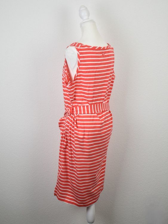 Barbour "Patterson" Jerseykleid, Koralle/Weiss, Gr.42 - Kleid - 2ND STORY