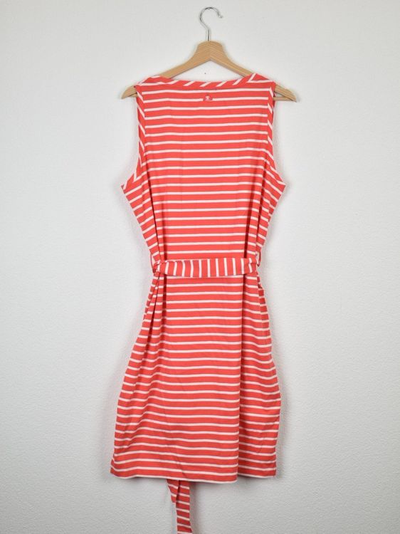 Barbour "Patterson" Jerseykleid, Koralle/Weiss, Gr.42 - Kleid - 2ND STORY