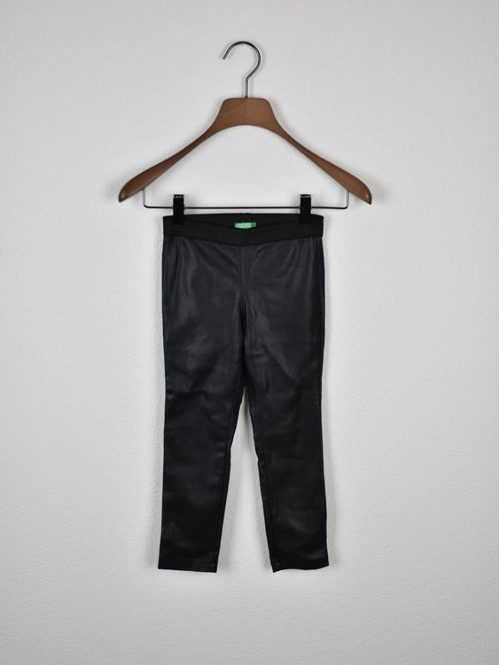 Benetton Leggings Lederimitat Gr.110 - 2ND STORY