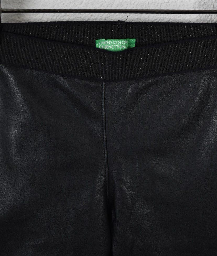 Benetton Leggings Lederimitat Gr.110 - 2ND STORY