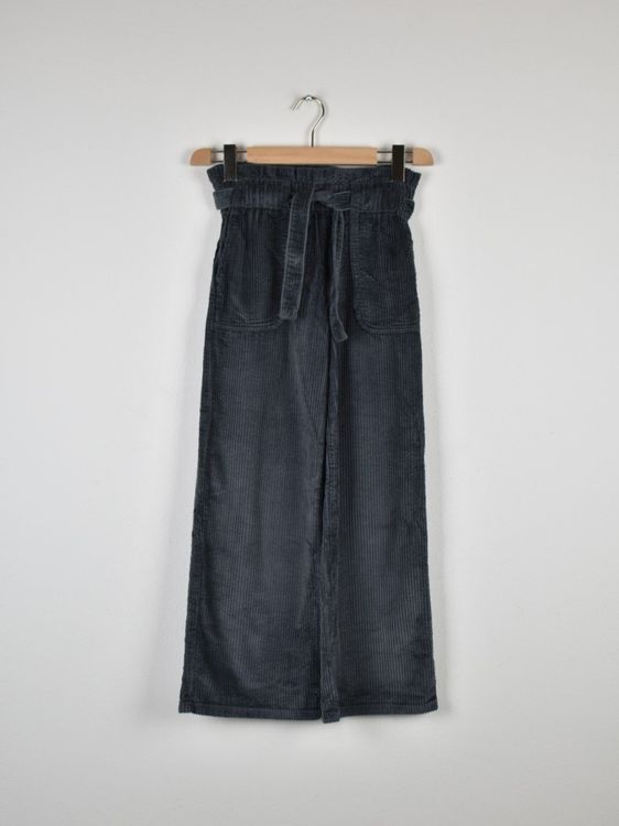 Benetton Manchester Hose, weites Bein, Gr.146/152, grau - 2ND STORY