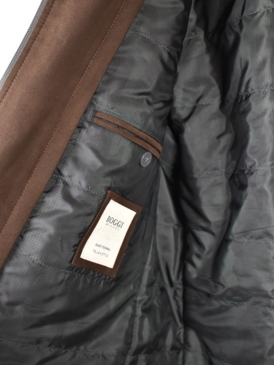 Boggi Milano Kurzmantel Gr.54, 100% Wolle, grau, wie neu - 2ND STORY