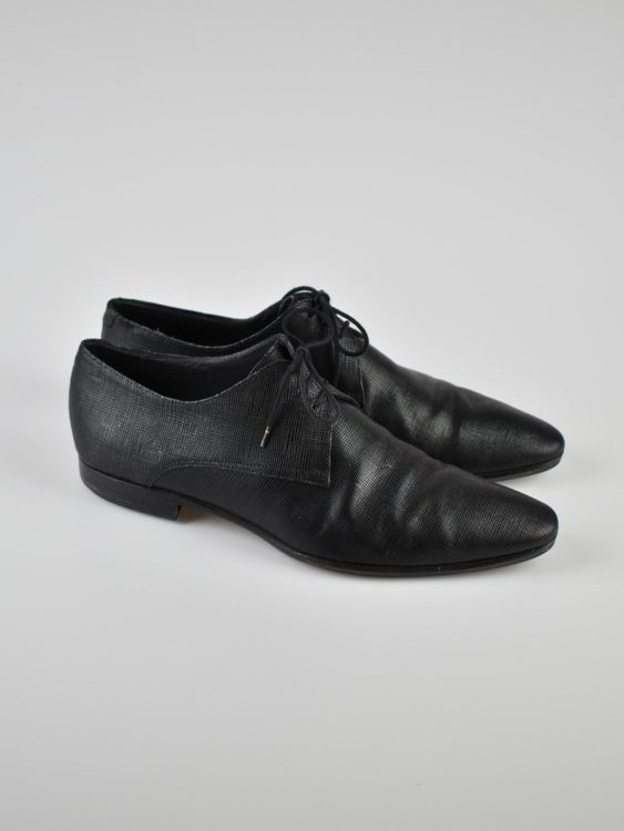 Boss Halbschuhe Gr.45, Leder, schwarz