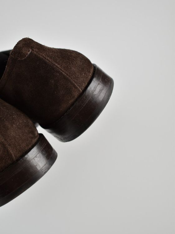 Boss Halbschuhe Wildleder, braun, Gr.45