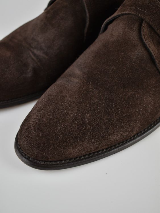 Boss Halbschuhe Wildleder, braun, Gr.45 - 2ND STORY