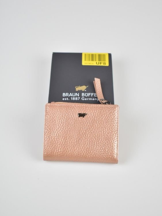 Braun Büffel Portemonnaie, unbenutzt, rosa metallic - 2ND STORY