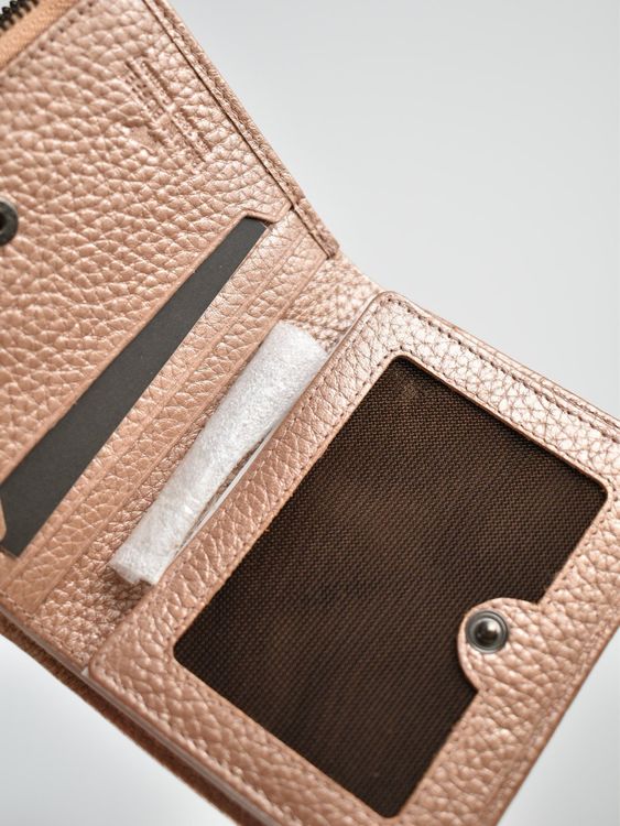 Braun Büffel Portemonnaie, unbenutzt, rosa metallic - 2ND STORY