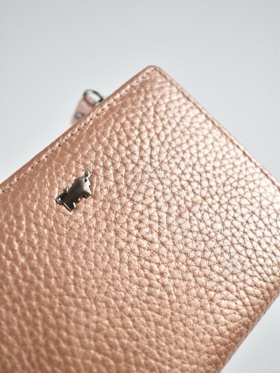 Braun Büffel Portemonnaie, unbenutzt, rosa metallic - 2ND STORY