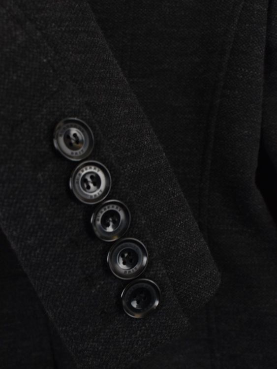 Burberry Brit Blazer, grau mit Lederdetails, Gr.36 - Blazer - 2ND STORY