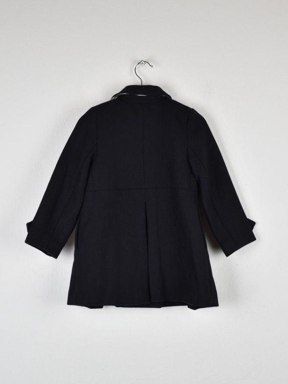 Burberry Mantel Gr.98 ( 3Jahre ), dunkelblau, 72% Wolle - 2ND STORY