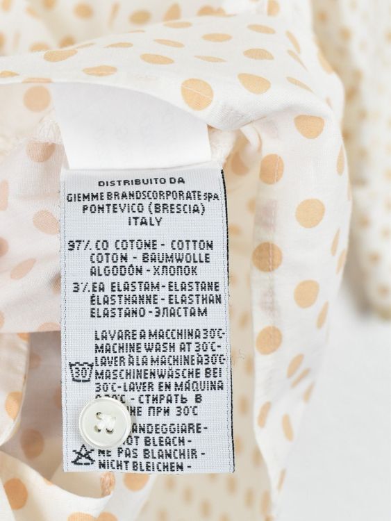 Caliban Bluse, gepunktet, Gr.36 (IT42), 97% Baumwolle