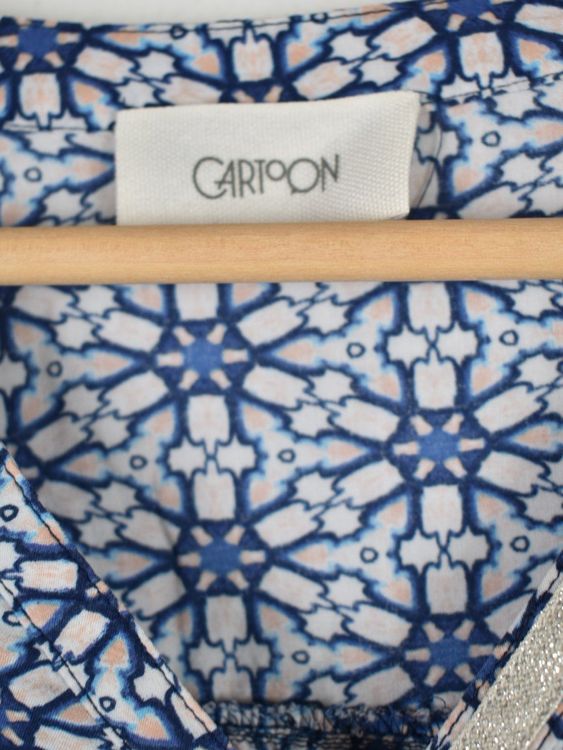 Cartoon Bluse, Gr.38, wie neu, 100% Viskose - 2ND STORY