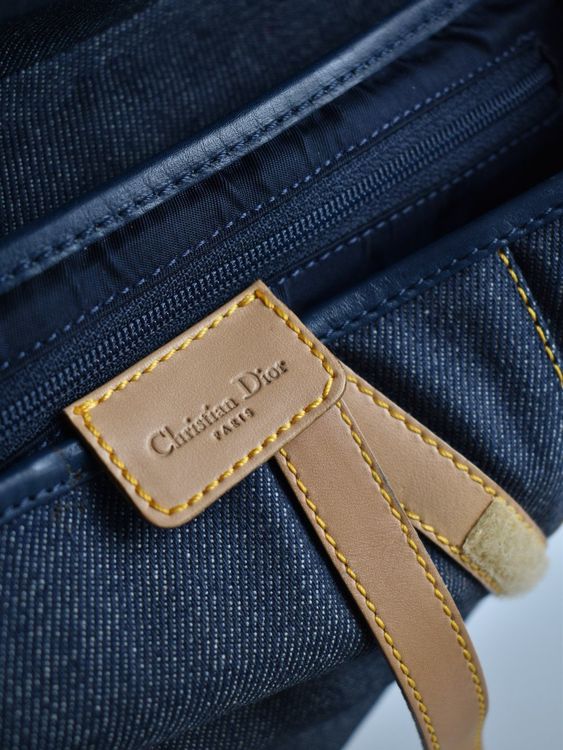 Christian Dior Denim Saddle Bag, neuwertiger Zustand