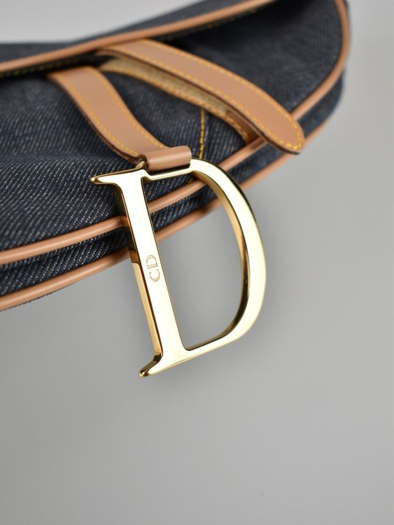 Christian Dior Denim Saddle Bag, neuwertiger Zustand