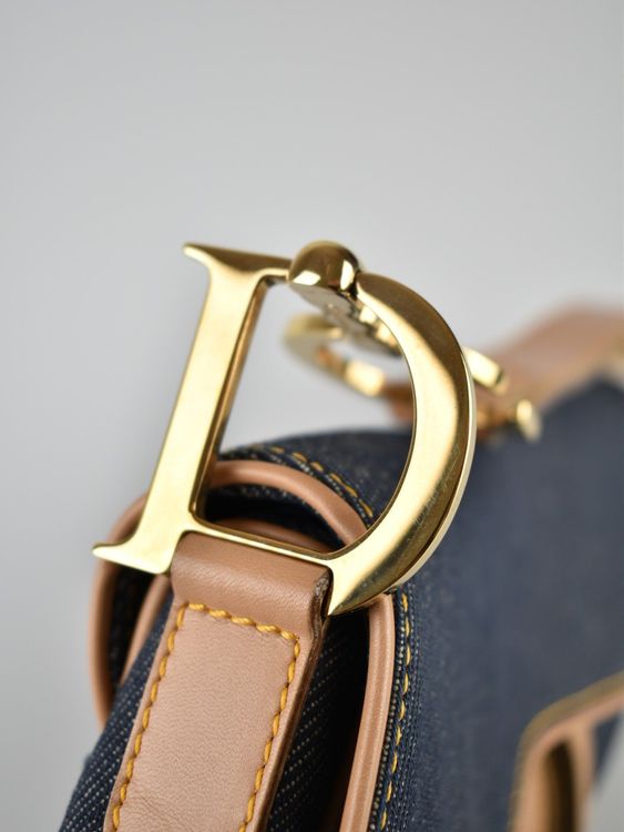 Christian Dior Denim Saddle Bag, neuwertiger Zustand