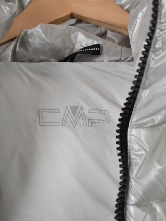 CMP Puffergilet Gr.36, grau Lackoptik - 2ND STORY